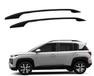 SHOPONE - Exclusive Car Stylish Roof Rails (Type E) in Black Colour with Both Legs in Black for Figo