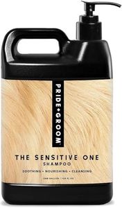 Pride and Groom The Sensitive One | Dog Grooming Shampoo for Puppies and Dogs with Itchy, Dry Skin| Tearless All Natural Body Wash with Essential Oils to Soothe Skin and Reduce Dandruff – 128oz