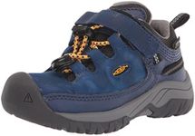 KEEN Targhee Low Height Waterproof Hiking Shoes, Blue Depths/Forest Night, 1 US Unisex Little Kid