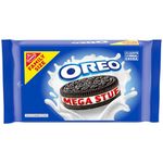 OREO Mega Stuf Chocolate Sandwich Cookies, Family Size Pack - 17.6 oz / 499 g