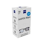 ZEISS AntiFOG Wipes, Lens Cleaner for Glasses, Cameras & Binoculars, Individually Packed Single Use Disposable Cloths in Sachets, for Handy and Portable Spectacle Cleaning On The Go – Pack of 150