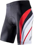 Padded Bike Shorts Riding Clothing Bicycle Short Pants Cycling Bottoms Tights Red Large