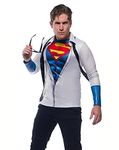 Rubie's Official DC Superman Photo Real Costume Top, Men's Standard Size, Chest 42-44-inch Halloween