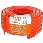 Outdoor Extension Cord 100 ft Water