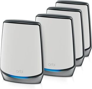 NETGEAR Orbi Whole Home WiFi 6 Tri-Band Mesh System (RBK854) | AX6000 Wireless Speed (Up to 6Gbps) | 4 Pack