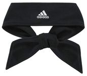 adidas Tennis Tie II Hairband, Black/White, One Size