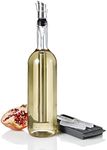 AdHoc Icepour Wine Chiller and Pourer - 3-in-1 Wine Pourer, Aerator & Chiller - Chilled Wine Accessory - Stainless Steel Wine Pouring Equipment & Refillable Silicone Ice Stick Tray