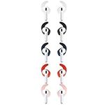 kwmobile Earbud Hooks Compatible with Apple Airpods 4 - Set of 5X Earphone Holders for Running - Multicolor