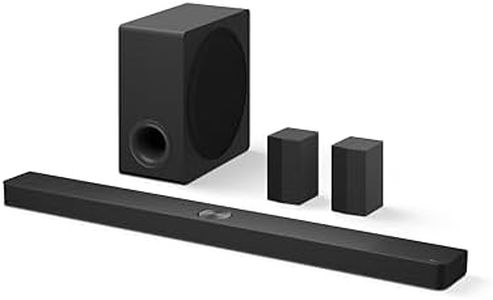 LG S90TR 7.1.3-Channel OLED evo TV Matching Soundbar with Rear Surround Speakers, Dolby Atmos, Wow Orchestra, WOWCAST Built-in with Wireless Dolby Atmos, Wireless Subwoofer (2024 New Model)