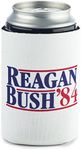 Funny Guy Mugs Reagan Bush '84 Collapsible Neoprene Can Coolie - Drink Cooler