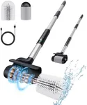 Electric Spin Scrubber【Upgraded Version】 Cordless Cleaning Brush for Bathroom, Tub, Tile, Floor Powerful Power 74W, Torque 99+LB, IPX7 Large Brush Head Saves time and Effort