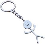 Stainless Steel Funny Doodle Keycha