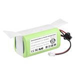 Powilling 14.4V 3.0Ah Replacement Battery for Shark Ion Robot RVBAT850 RVBAT700 - Compatible with RV700, R75, R85, RV720,RV1000S, RV101AE,RV700_N, 2-in-1 Connector