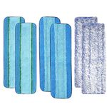 6 Pack Mop Pads Refills for Bona Family of Mops, 2 Microfiber Cleaning Pad, 2 Deep Clean Microfiber Pad, 2 Dust Clean Pads