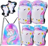 FIODAY Knee Pads for Kids Unicorn K