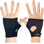 19.ten Smart Support Gloves for Computer Laptops Tablet Users to Prevent and Protect Wrist Palm from Carpal Tunnel Repetitive Stress Sprain Injuries Pain Relief Brace (Medium, Black Pos)