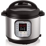 Instant Pot 321 6 Litre, Stainless Steel 7-in-1 Electric Pressure Cooker, Outer Lid, Slow Cooker, Rice Cooker, Steamer, Saute, Yogurt Maker, And Warmer, 6 Litre, Silver