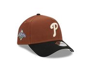 New Era Philadelphia Phillies MLB Harvest World Series 2008 Brown Black 9Forty A-Frame Snapback Cap - One-Size