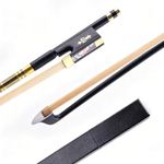 Ecotown 4/4 Full Size Carbon Fiber Violin Bow – Handcrafted Professional Performance Bow with Mongolian Horsehair, Smooth Control & Expressive Tone for Advanced Violinists