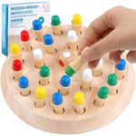 Storio Educational Learning Geometric Shape Memory Chess Puzzle | Quick Color, Shape Matching Board Game | Sensory Educational Learning Toy for Kids