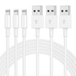 3Pack 3ft [Apple MFi Certified] Apple iPhone Charger,iPhone Chargers iPhone Lightning to USB Cable 3 Foot, Fast Charging Cord for Apple iPhone 12/11/11Pro/11Max/ X/XS/XR/XS Max/8/7, ipad