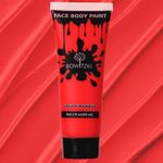 Bowitzki 60ml Face and Body Paint 2oz Cream Makeup 60ml Water Based Face Painting Special Effects For Adults Children Kids Halloween Christmas Party Stage Cosplay - Red