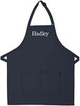 THE APRONPLACE Personalized Embroidered Add A Name Adult Apron - Add Your Own Name - 2 Adult Sizes For Men And Women - Great Gift for the Chef or Griller in your family