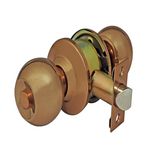 Godrej Keyless Cylinder Lock | Single Panel Door Lock | Suitable for Residential Doors & Commercial Space | Backset 70mm | SS Knobs | Door Thickness 32mm to 45 mm | Rose Gold Finish