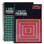 Luxor Converge - (1 subject Premium exercise book, pack of 2, spiral binding)