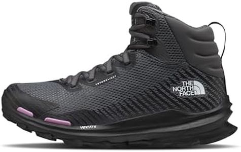 The North Face Women's Vectiv Exploris 2 Mid Futurelight Hiking Boots, TNF Black/Asphalt Grey, 7.5 US