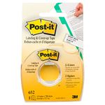 Post-it Labeling & Cover-Up Tape, 1/3 Wide, Covers 2 Lines, White, 58ft