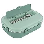 Lunch Box, Bento Lunch Box 304 Stainless Steel Convenient to Clean Heat Preservation for Canteens Classroom Lunches Office Meals Family Meals(#2)