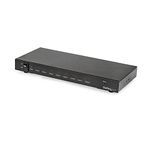 StarTech.com 4K 60hz HDMI Splitter - 8 Port - HDR Support - 7.1 Surround Sound Audio - HDMI Distribution Amplifier - HDMI 2.0 Splitter (ST128HD20)