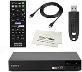 Sony BDP-BX370 Blu-ray Disc Player with Built-in Wi-Fi and HDMI Cable with Ultra USB Flash Drive 64GB