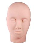 TWIREY MakeUp Face Mannequin Dummy Head Reusable for Makeup Practice Model Massage Dummy (Pack of 1) Skin