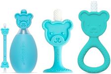 oogiebear Baby Care Bundle Teether Toothbrush - Earwax Remover with Nose Sucker