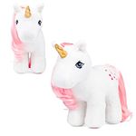 My Little Pony 40th Anniversary Moondancer, Unicorn and Pegasus Plush, Collector Plushie, Unicorn Stuffed Animal, Retro Toy Great Birthday Gift, Unicorns Gifts for Girls Ages 3, 4, 5, 6, 7, 8, 9,10