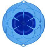 Kochblume Boil Over Protection Blue Small, Silicone, Klein Q 25.5 cm 14-20 cm