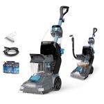 Vax SpinScrub Power Carpet Cleaner Machine, Rug, Upholstery, Car, Stair Upright Shampooer Washer. Handheld Spot Cleaning, Wash Tool, Additional Solution, 1200W, Grey/Cyan, CDCW-SSXD