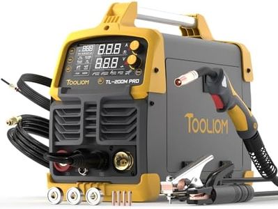TOOLIOM 200A MIG Welder 5 in 1 MIG/Flux MIG/Spool Gun Mig/Lift TIG/Stick Welder 110/220V Dual Voltage Aluminum Welding Machine