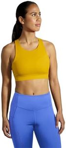 Brooks Women's 3 Pocket Sports Bra for Running, Workouts & Sports, Golden Hour/Violet Dash, 18A/B