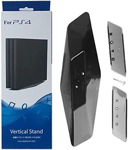 CKXIN Vertical Stand for PS4 Slim / PS4 Pro - 2 in 1 Vertical Holder Stand Bracket Mount Base for Playstation 4 Slim/Pro Console (Black)
