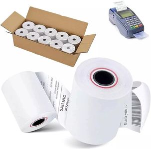 EARTHLIKE 20 Rolls 57x38x12mm Premium EFTPOS Thermal Paper Cash Register Receipt Rolls Credit Card Machine Rolls