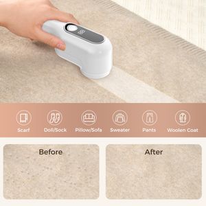 PKBD Large Electric Fabric Shaver – Lint Remover with 3 Extra Blades, Large Capacity