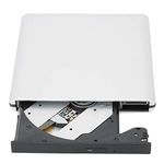 Lazmin112 External DVD Drive,USB 3.0 Portable CD/DVD/VCD Drive,Supports D9 Double-layer Burning and DVD-RAM Rewriter Writer Reader,For Windows XP/2003/Visto/7/8/10/Linux/OS X 10