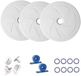 Gekufa Pool Cleaner Replacement kit Compatible with Polaris 180, 280 Including 3 Pcs C6 Large Wheels,8 Pcs C60 Wheel Ball Bearings,2 Pcs C80 Turbine Bearings,4 Pcs C55 Plastic Screws