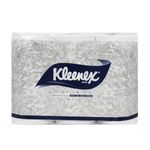 Kleenex 60047 2 ply Toilet Paper Tissue Roll, 6 Rolls, 160 Pulls/Roll (Total 960 Sheets)