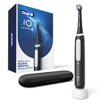 Oral-B iO Series 4 Electric Rechargeable Toothbrush, Black, with (1) Brush Head