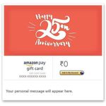 Happy Anniversary (25th) - Amazon Pay eGift Card