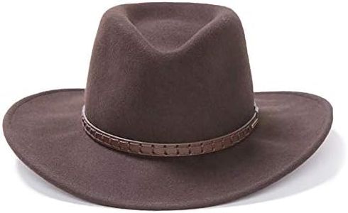 Stetson Men's Sturgis Pinchfront Crushable Wool Felt Hat Cordova Medium
